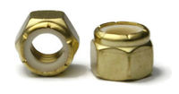 ESN99NE080-P25 1/2-20 NYLON INSERT LOCK NUT BRASS 25 PER BOX